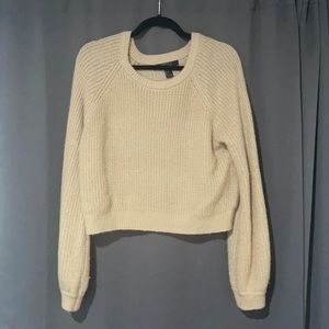 cream Foever 21 sweater